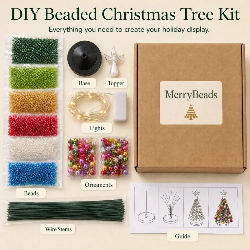 MerryBeads Beaded Christmas Tree Kit Jadvero