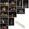Scratch Painting City Postcard Set