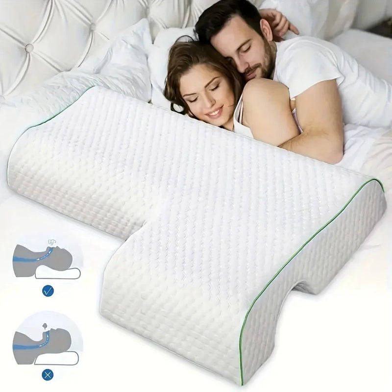 Orthopedic Side Sleeper Memory Foam Pillow Jadvero