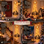 Bethlehem Star Lighted Nativity Wall Decor Jadvero