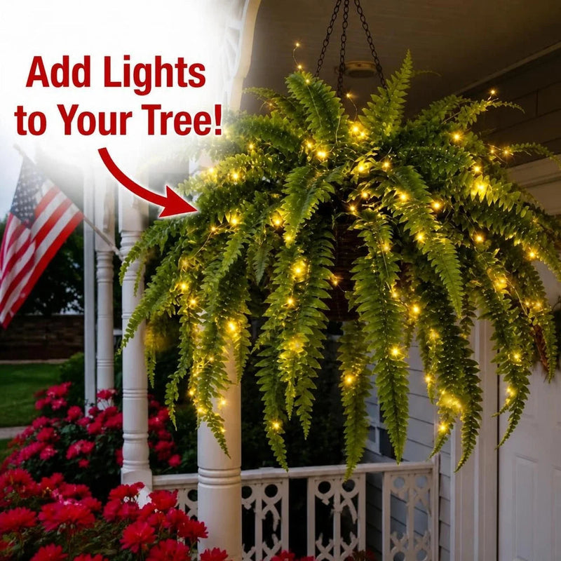 Warm LED Tree String Lights Jadvero