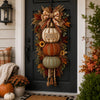 Lighted Stacked Pumpkin Fall Door Decor Jadvero