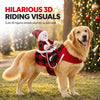 Red Santa Dog Costume Jadvero