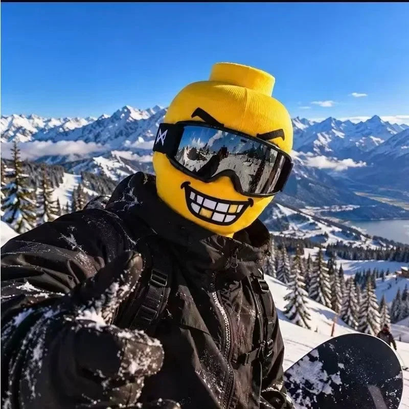 Funny Yellow Ski Mask Balaclava Jadvero