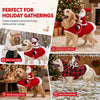 Red Santa Dog Costume Jadvero