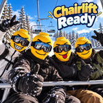 Funny Yellow Ski Mask Balaclava Jadvero