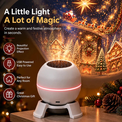 Christmas Projection Night Light Jadvero
