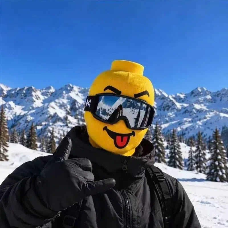 Funny Yellow Ski Mask Balaclava Jadvero