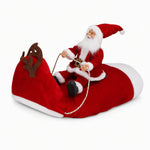 Red Santa Dog Costume Jadvero