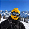 Funny Yellow Ski Mask Balaclava Jadvero