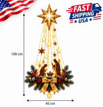 Bethlehem Star Lighted Nativity Wall Decor Jadvero