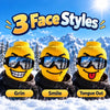Funny Yellow Ski Mask Balaclava Jadvero